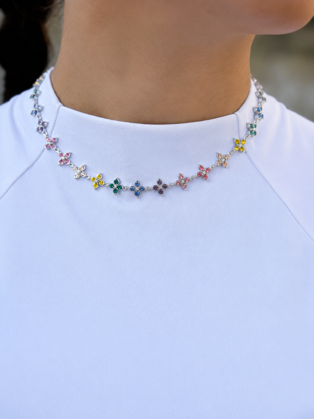 Collar Jardín Multicolor