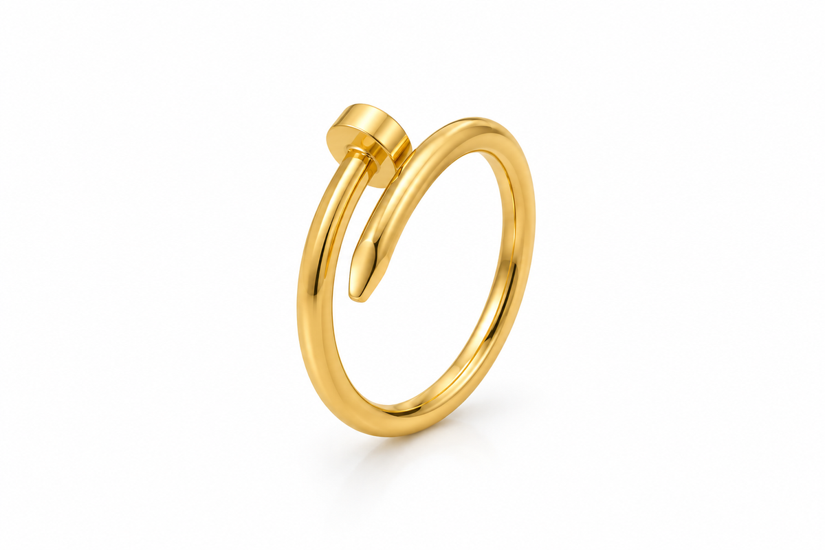 Anillo Clavo Dorado