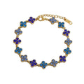 Pulsera Flor Azul