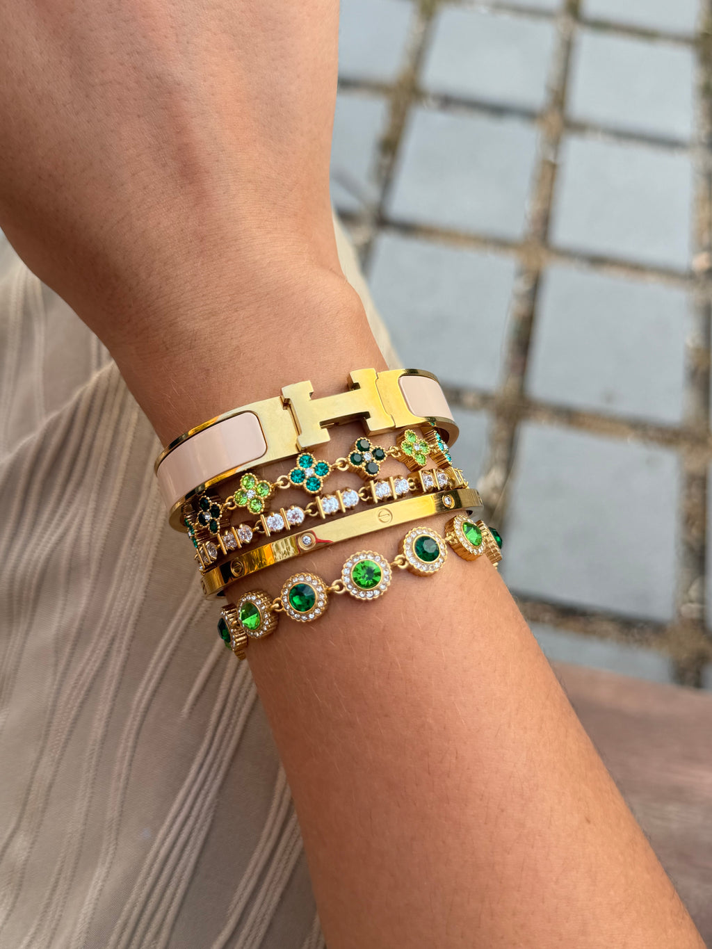 Pulsera Cristal Esmeralda