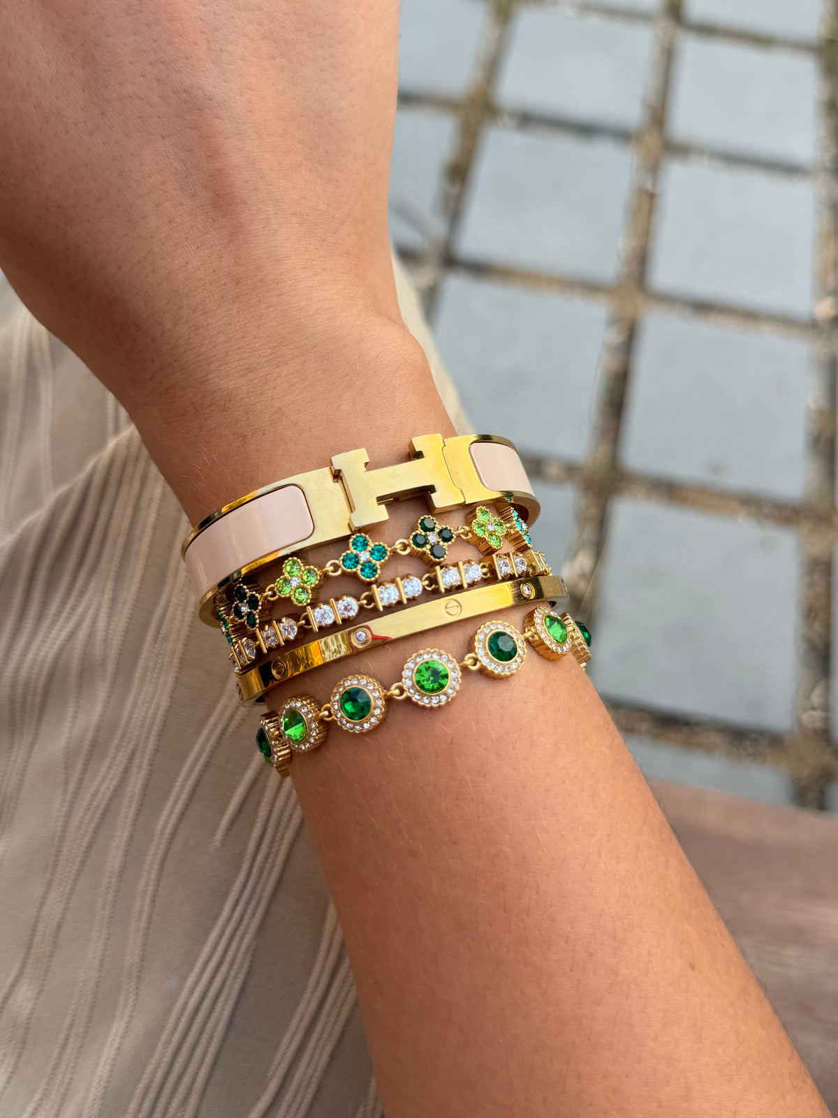Pulsera Cristal Esmeralda