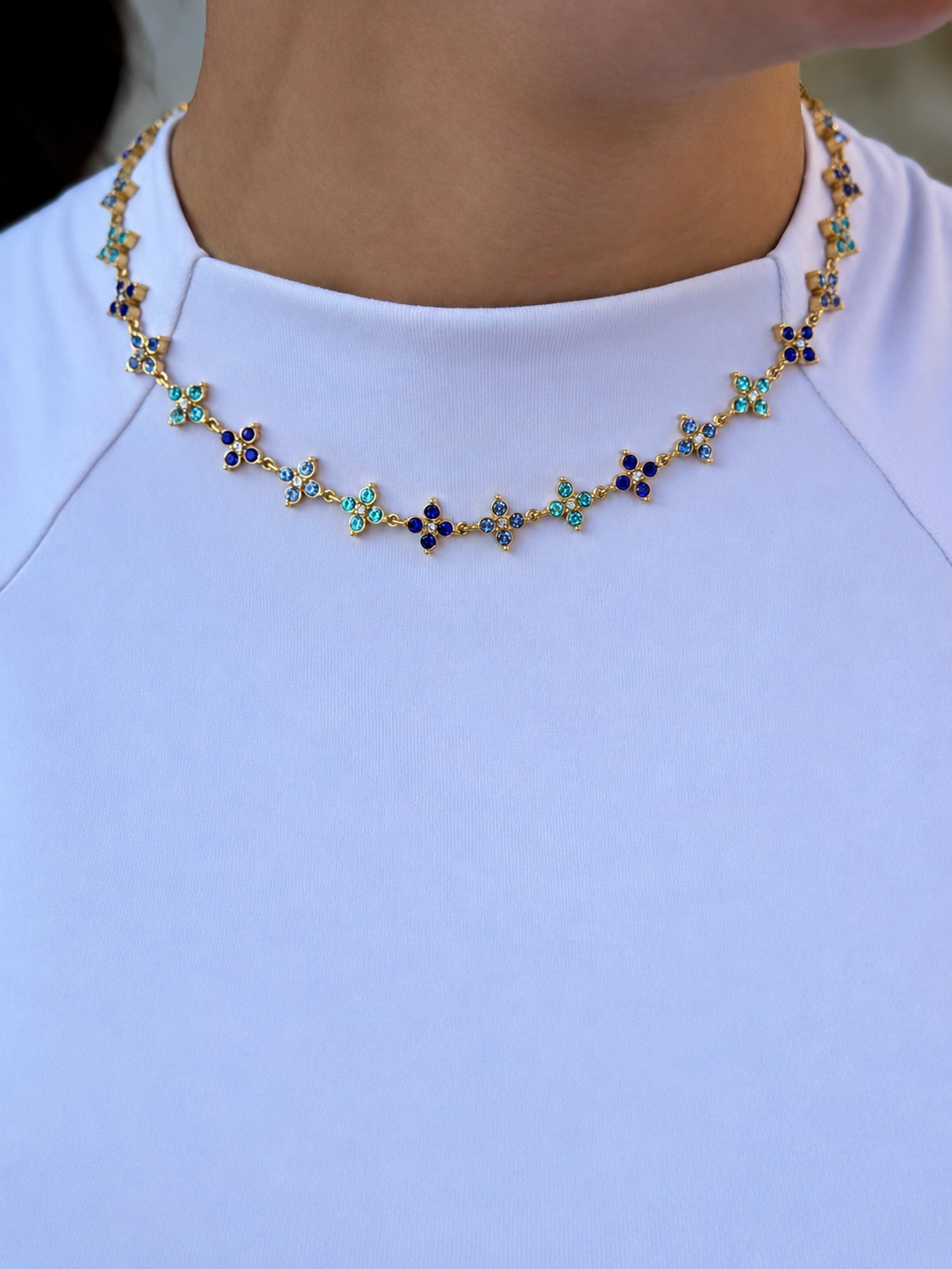 Collar Flores del Océano