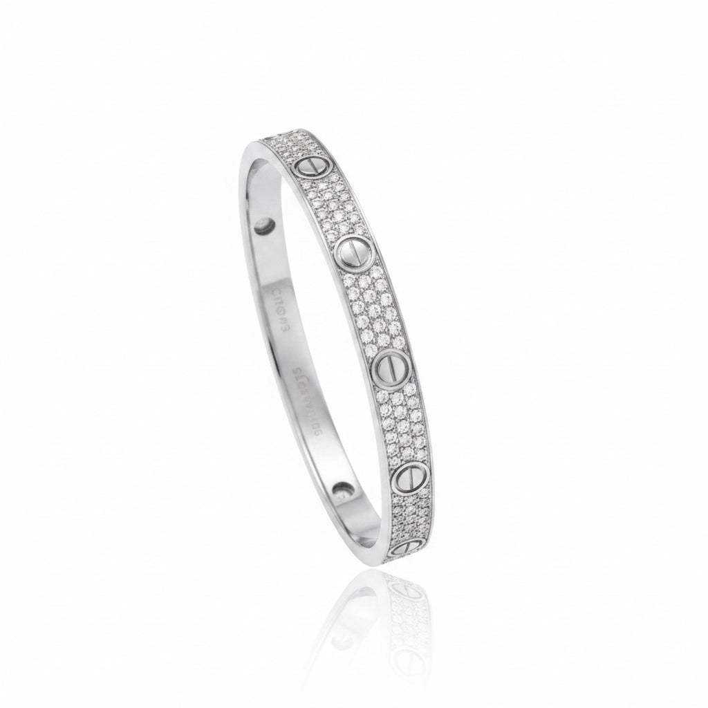 Pulsera Aura Plata Brillo