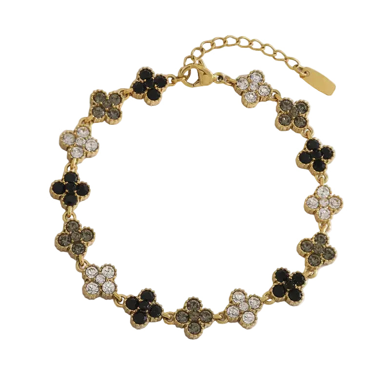 Pulsera Flor Grey