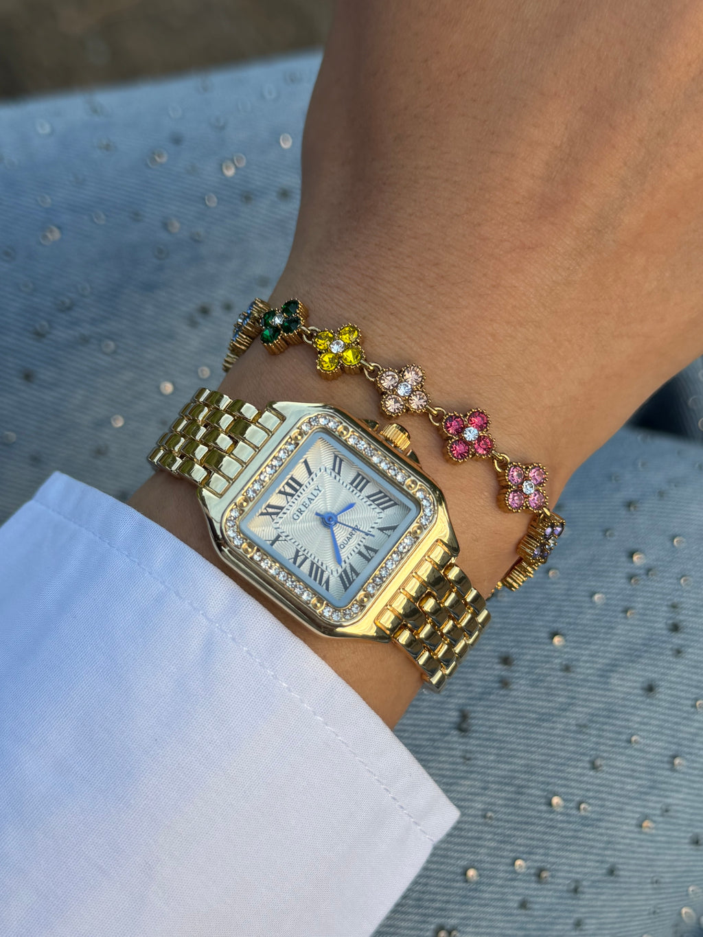 Pulsera Flor Multicolor