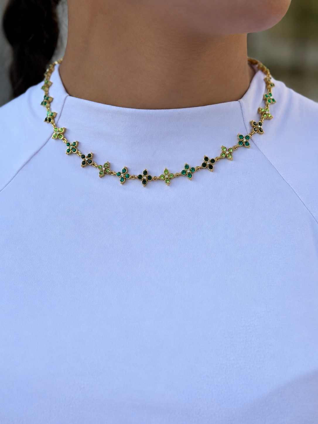 Collar Jardín Esmeralda