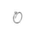 Nail Ring Silver