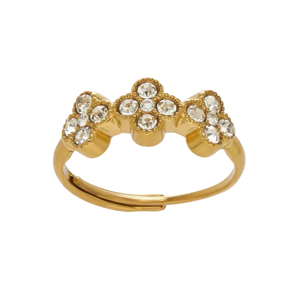 Anillo Floral Nácar