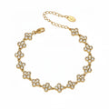 Pulsera Flor Nácar
