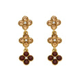 Pendientes Flor Coffe