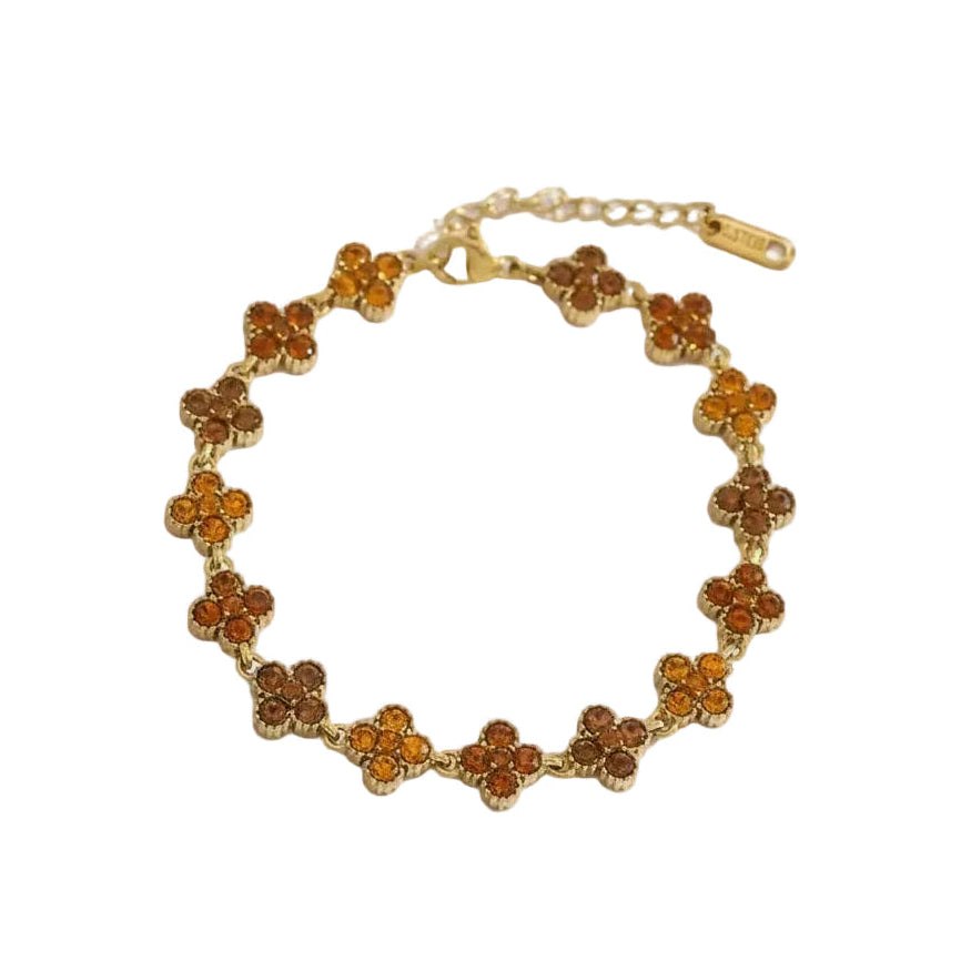 Pulsera Flor Coffe