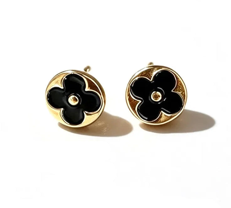 Pendientes Flor Noir
