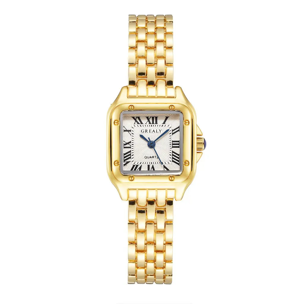Reloj Classic Gold Square