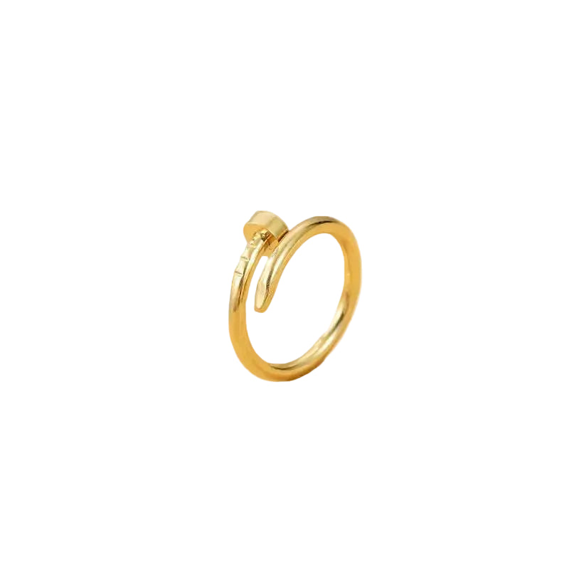 Anillo Clavo Dorado