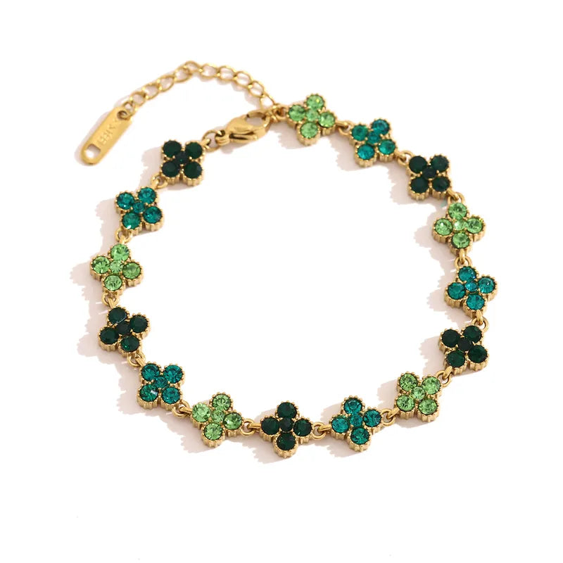 Pulsera Flor Esmeralda